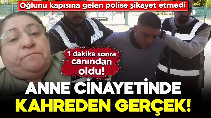 Oğlunu kapısına gelen polise şikayet etmedi: 1 dakika sonra öldürüldü!