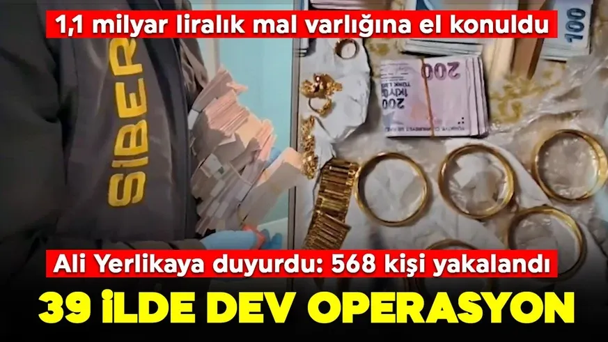 10 gün süren eş zamanlı dev operasyon!