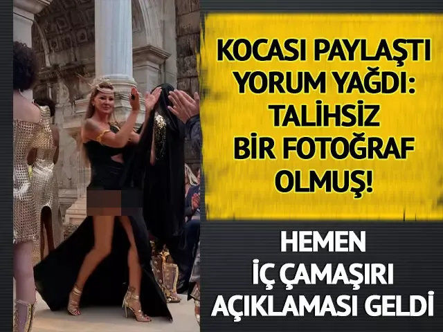 Pınar Altuğ derin yırtmacıyla yürüdü, eşi o anları paylaştı!