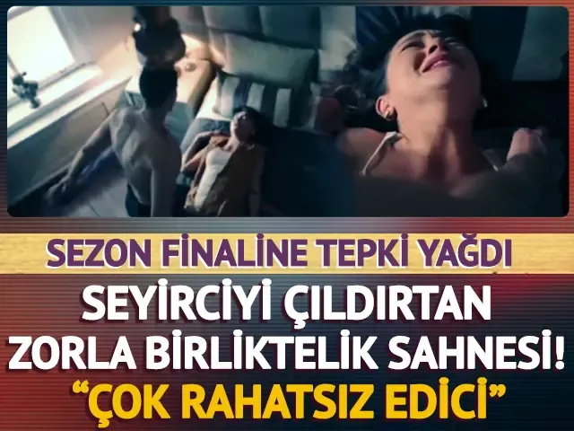 Tecavüz sahnesine tepki yağdı...