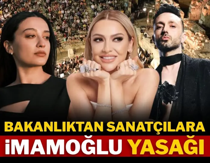 Bakanlıktan sanatçılara 