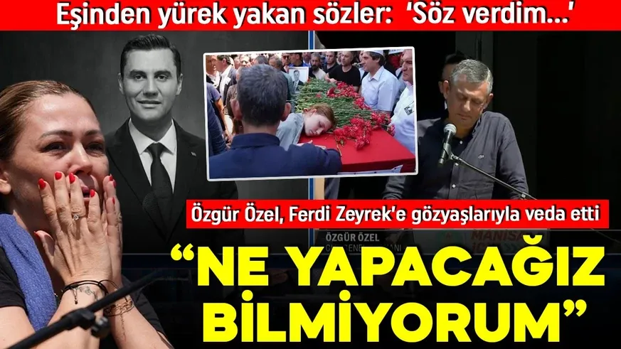 eşi Nurcan Zeyrek ayakta zor durdu! Veda konuşmasıyla herkesi ağlattı