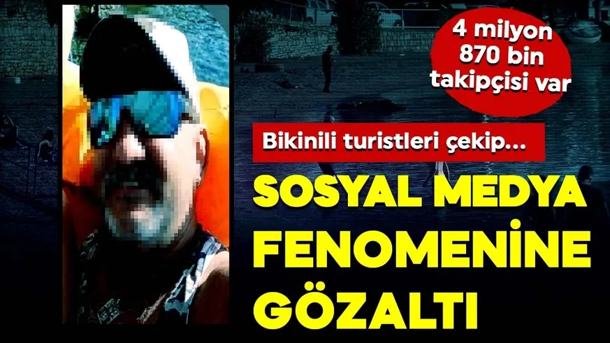 Sosyal medya fenomenine gözaltı! Hem çekip hem de paylaştı