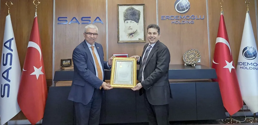 SASA’ya Türk Kızılay’dan Kurumsal Altın Madalya