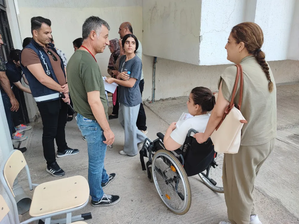 Sınav alanına erken gelmesine rağmen sınava giremedi