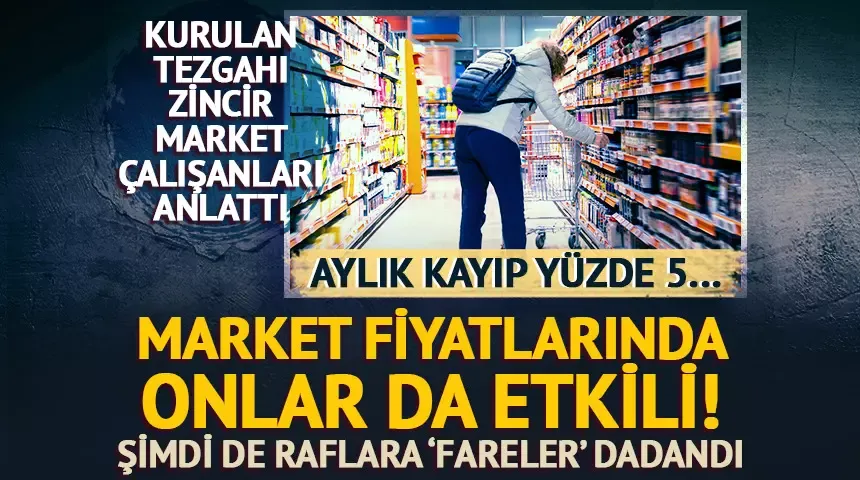 Kurulan tezgahı zincir market çalışanları anlattı