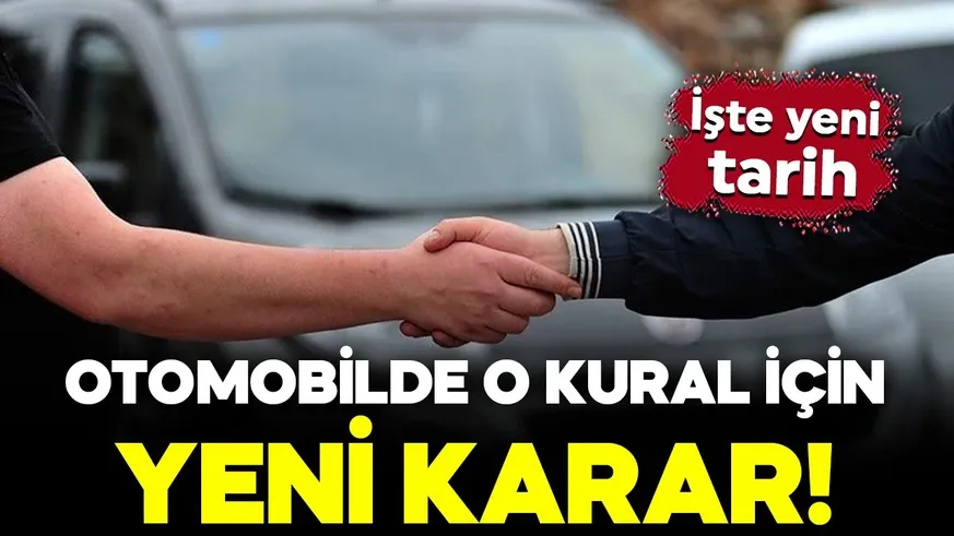 İkinci el satışında o kural için yeni karar! İşte yeni tarih