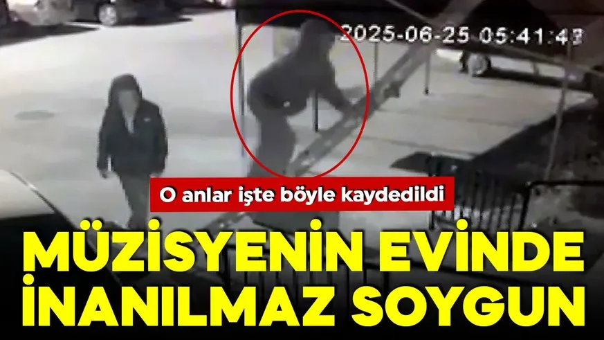 Müzisyenin evinde inanılmaz soygun! 