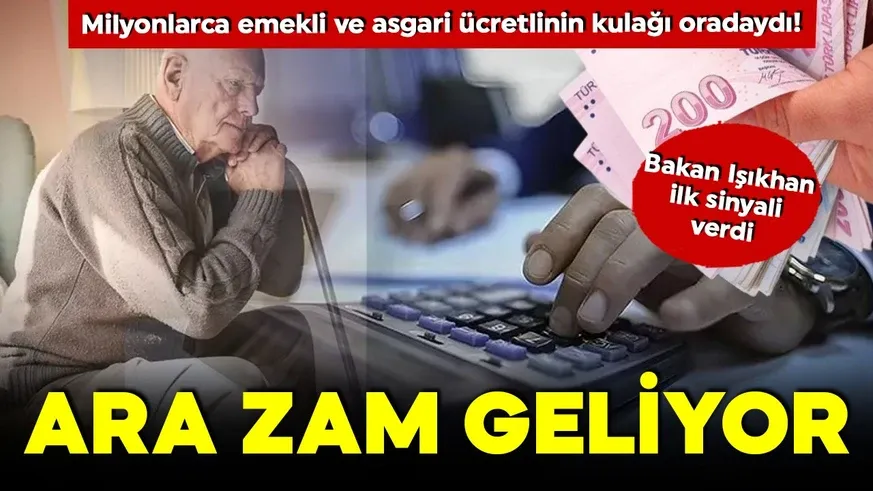   Bakan Işıkhan ilk sinyali verdi…