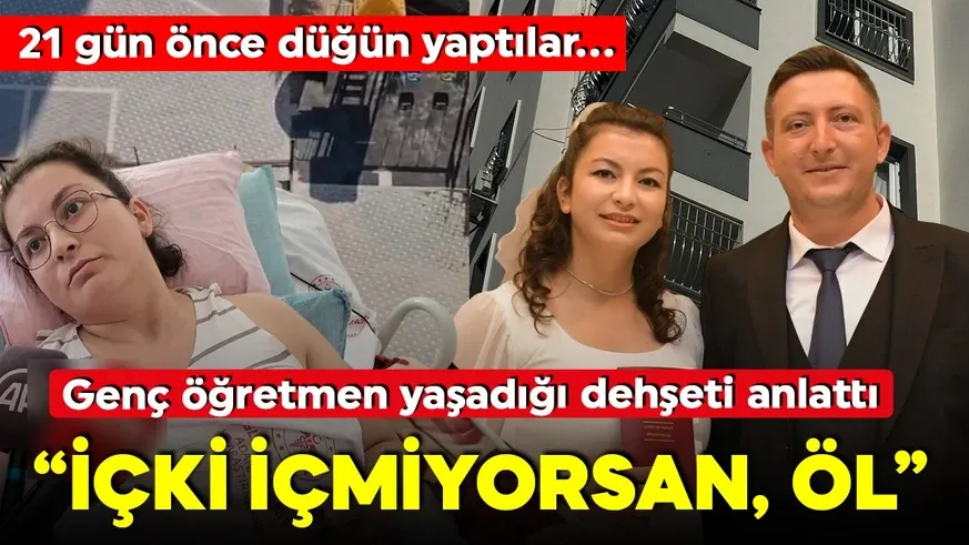 21 günlük kocasının 6.kattan attığı öğretmen felç kaldı...