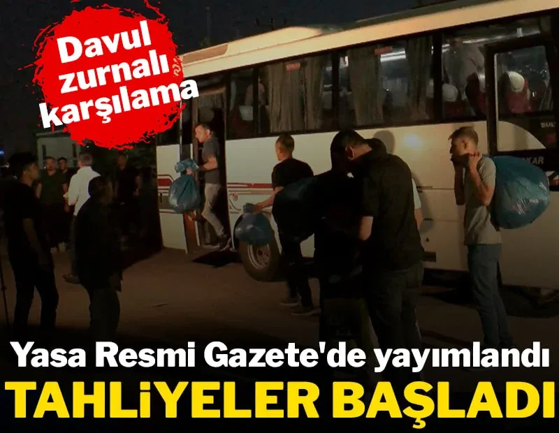 19 bin 800 kişi serbest bırakılıyor!