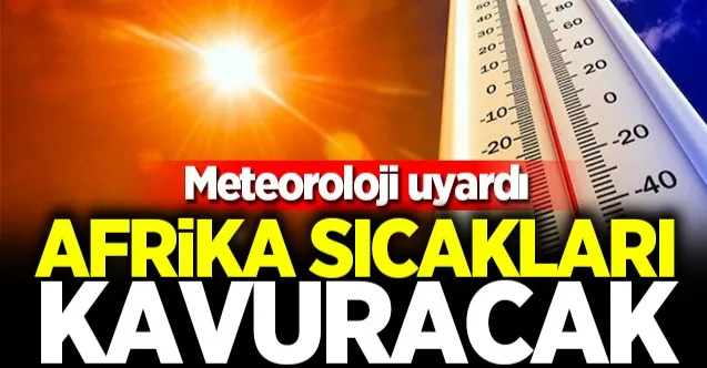 Afrika sıcakları bunaltıyor...