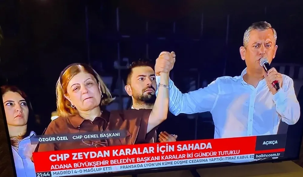 Adana tutuklu başkanlarına sahip çıktı...