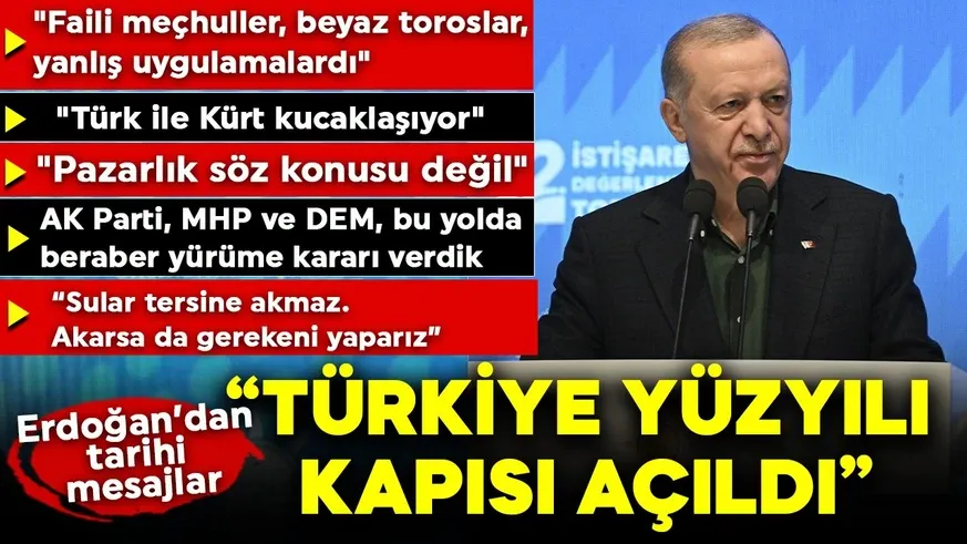 AK Parti, MHP ve DEM; beraber yürümeye karar verdi...