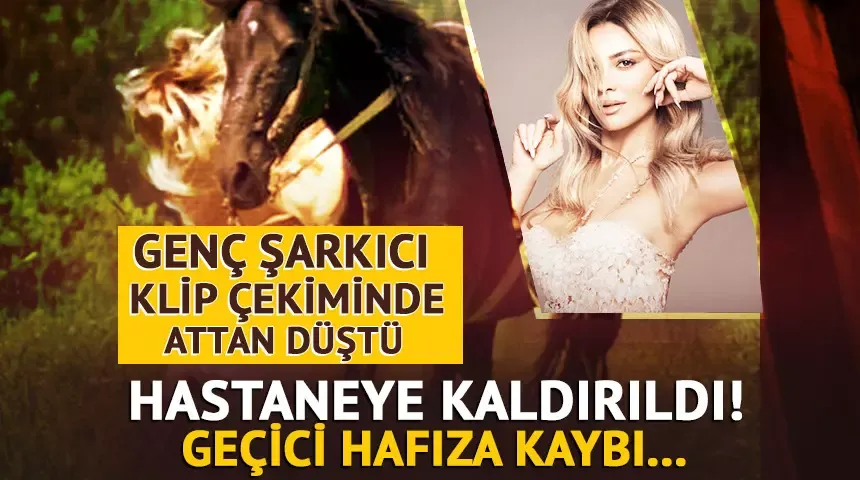 Şarkıcı Pınar Yıldız klip çekiminde attan düştü! Apar topar hastaneye kaldırıldı! Hafıza kaybı...
