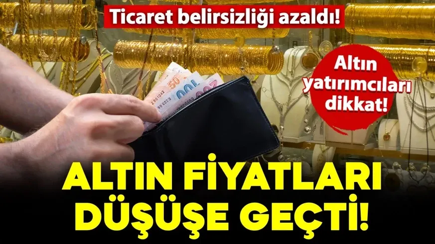 Altın fiyatları düşüyor!