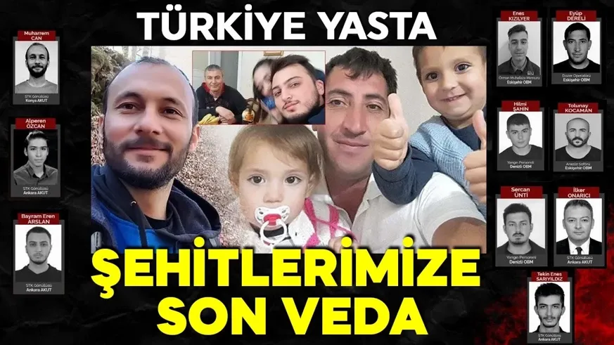 Kahramanlarımıza acı veda! 86 milyonun yüreği yandı...