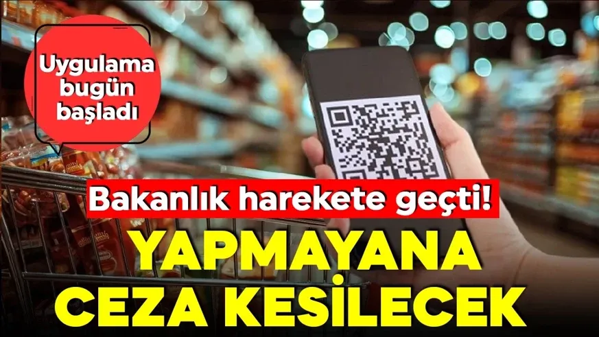  Karekodla takip edilecek! Yapmayana para cezası kesilecek!