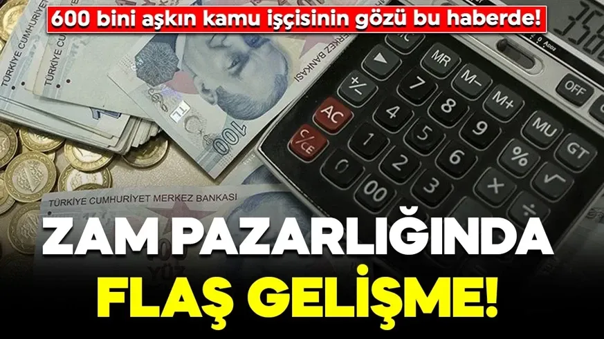 600 bin kamu işçisine hükümetten yeni zam teklifi...