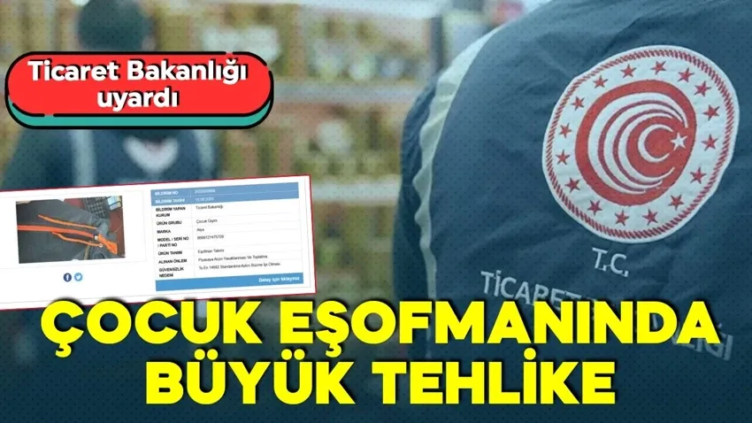 Çocuk eşofmanında büyük tehlike! Satışı yasaklandı..