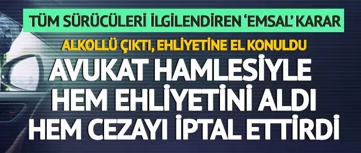 Gargara yapıp trafiğe çıktı, alkollü sanılıp ehliyetine el konuldu