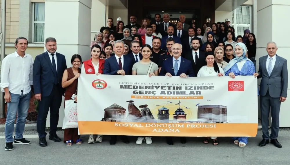 Adana’dan 40 kız öğrenci ‘medeniyet, tarih ve kültür’ kampına yola çıktı