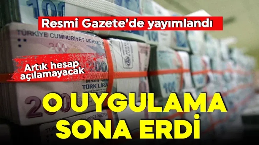 KKM uygulaması sona erdi...