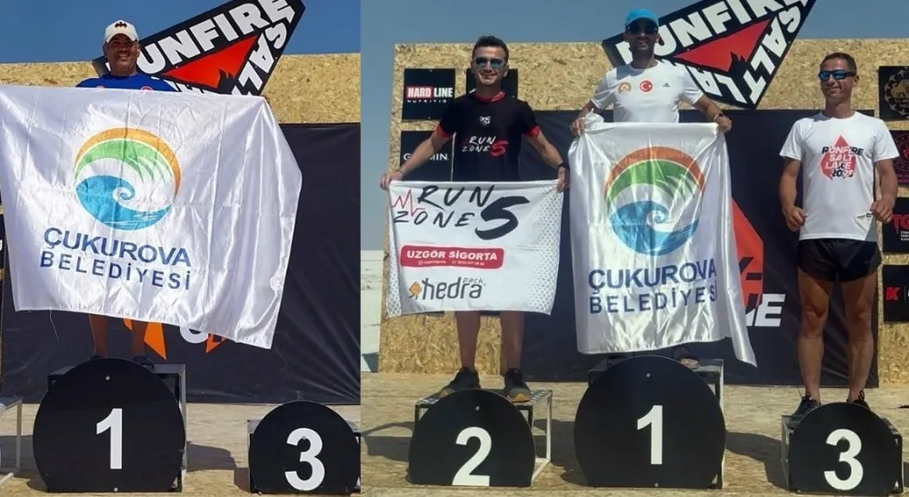 Çukurovalı sporcular tuz gölü maratonundan 3 madalyayla döndü