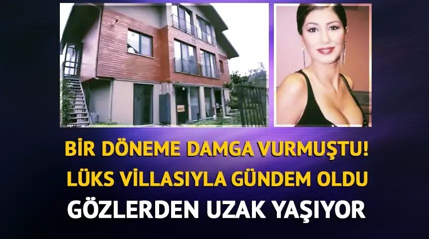Şarkıcı Nadide Sultan lüks villasıyla havasını attı...