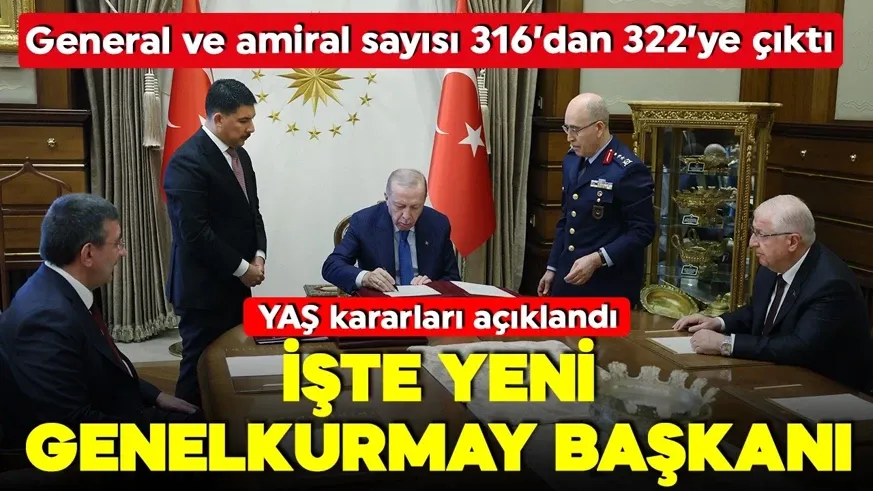 Sürpriz Karar! Genelkurmay Başkanı Değişti...