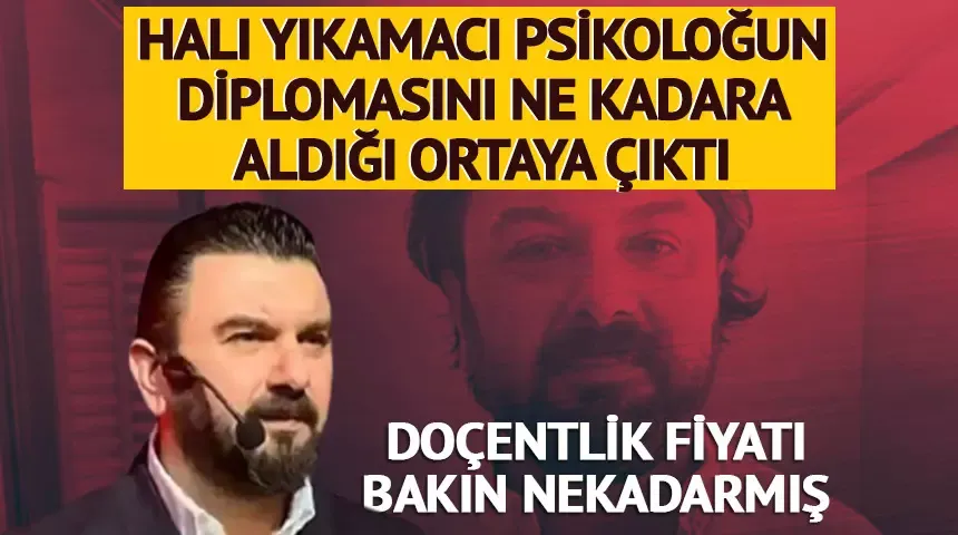 Sahte psikolog diploması için bakın ne kadar ödemiş!