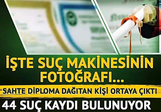 Sahte diploma dağıtan suç makinesi Adana