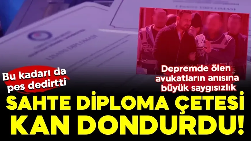 Depremde ölen avukatların diplomalarını silip istediklerini böyle kaydetmişler