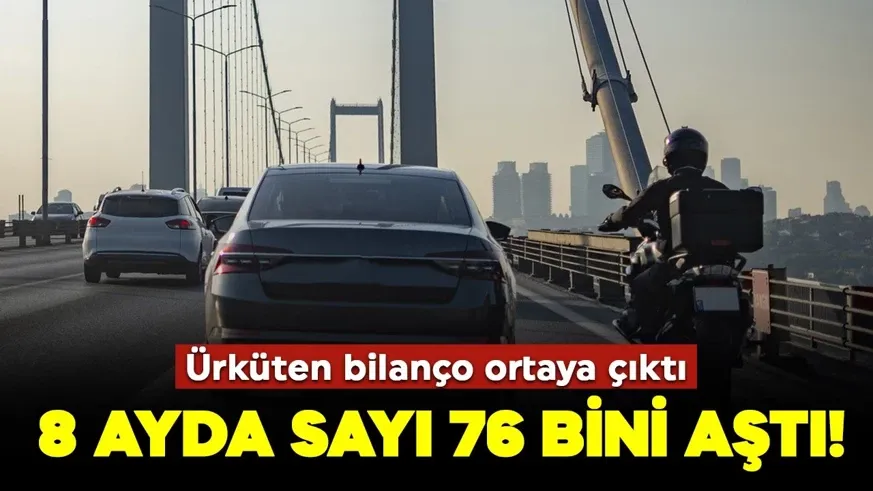 Türkiye’de motosiklet kazaları alarm veriyor...