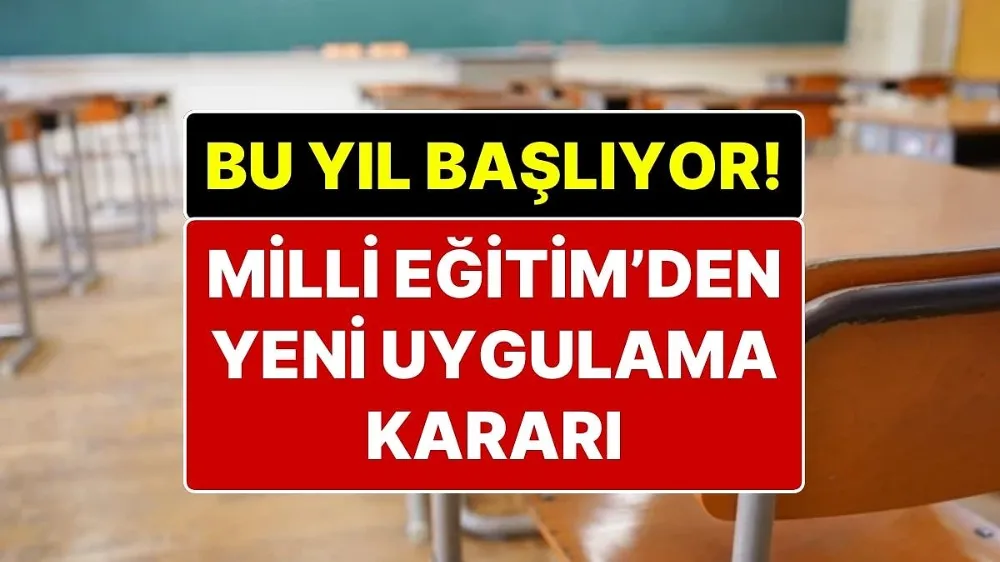 Ortaokul ve lise öğrencileri için bu yıl başlıyor...