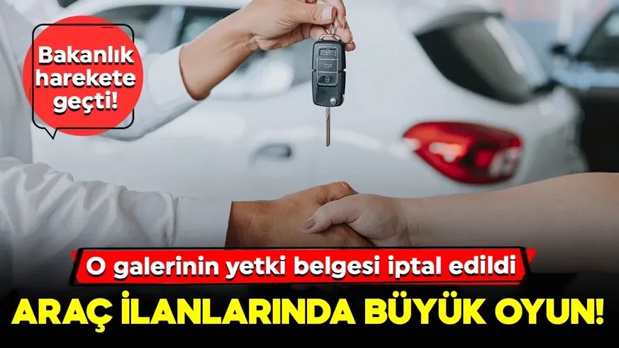 Araç ilanlarında büyük oyun! Bakanlık düğmeye bastı: 