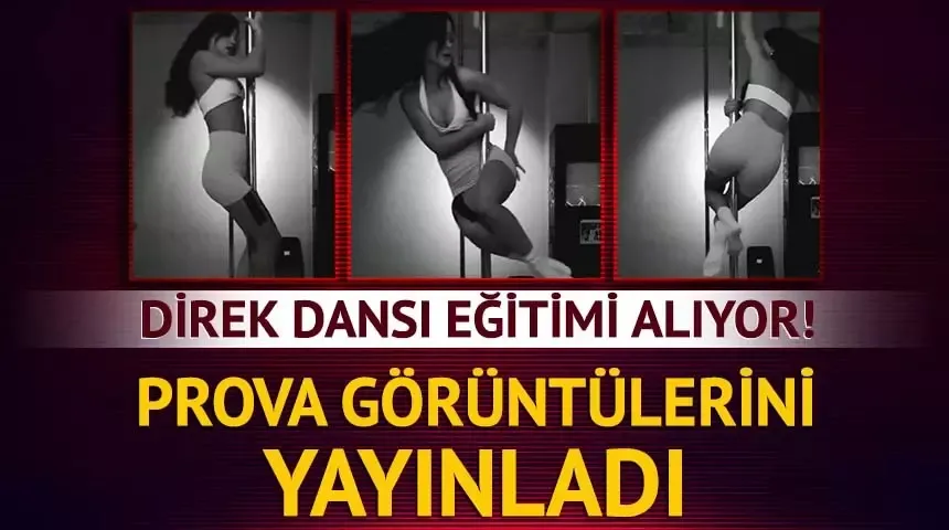 Derya Pınar Ak Sultana filmi için direk dansı eğitimi alıyor! 