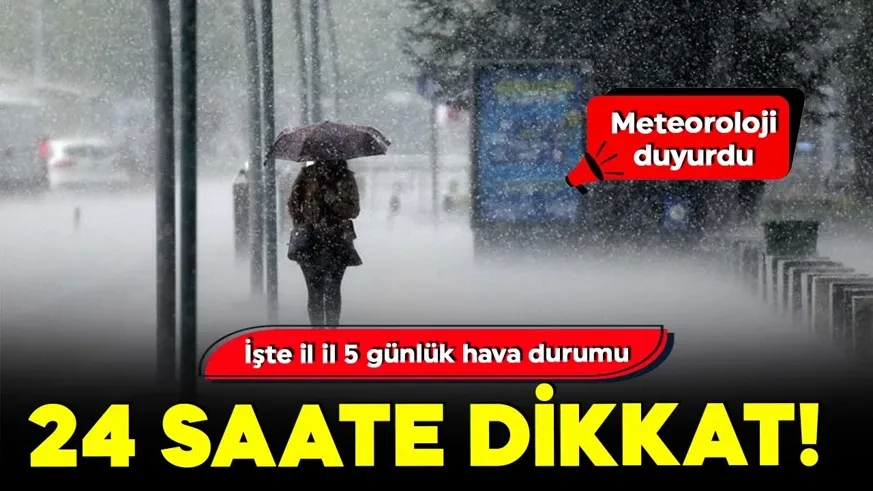  Meteoroloji uzmanları vatandaşları uyardı...