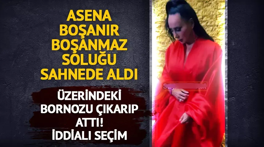 Asena boşanır boşanmaz sahneye çıktı! Dans şovu ve sahne kostümü dikkat çekti