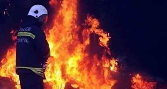 Tarımsal atıklardan enerji üretilen fabrikada çıkan yangın söndürüldü