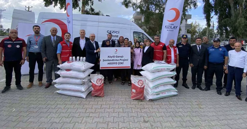 Adana’da Deprem Mağduru Çiftçilere Kızılay’dan Destek