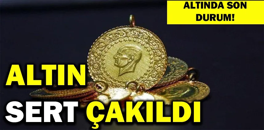 Gram altın bir anda çakıldı...