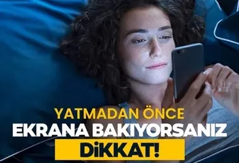 Yatmadan önce ekrana bakıyorsanız dikkat! Mavi ışığın yaşamımızdaki etkileri...