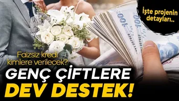 Evlenecek genç çiftlere dev destek! Faizsiz kredi kimlere verilecek?