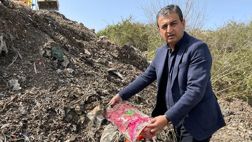 CHP’li Bulut, yalanlanan plastik çöpleri görüntüledi