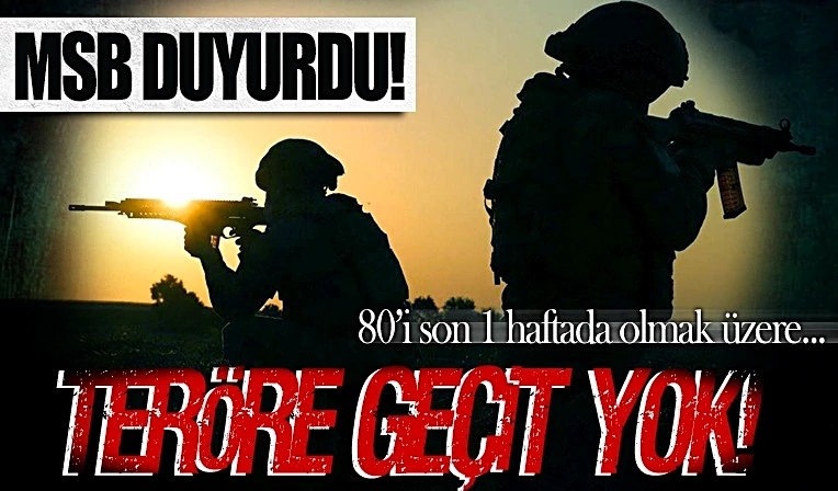 Bin 351 terörist etkisiz hale getirildi...