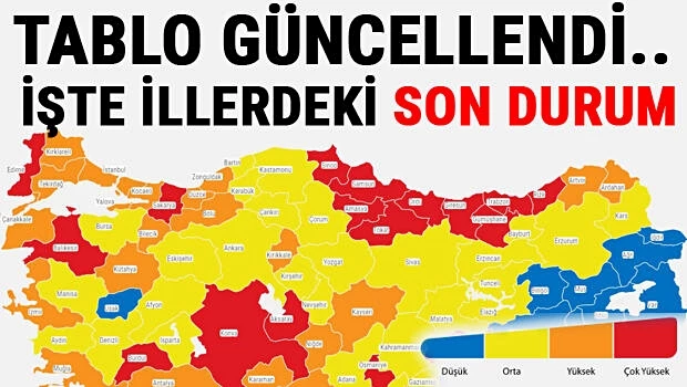 Giderek kötüleşiyor! 9 il daha kırmızıya döndü...
