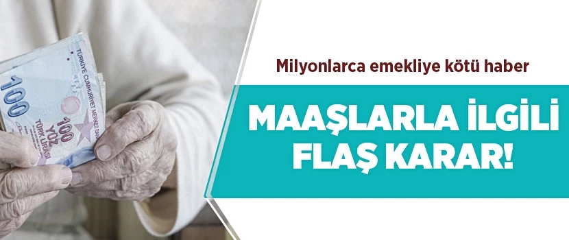 Emeklilere Yargıtay’dan çok kötü haber!