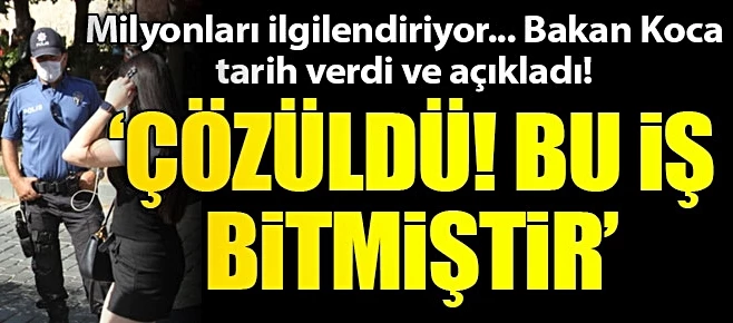 Bakan Koca’dan flaş korona açıklaması! 