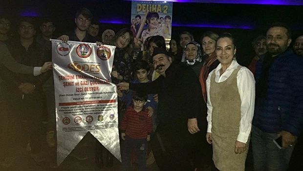 SODES  Şehit ve Gazi Çocuklarına Sinema keyfi yaşattı